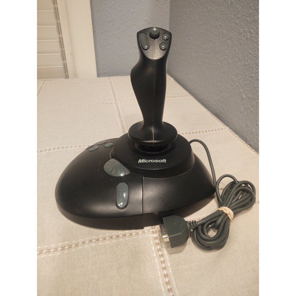Microsoft SideWinder 3D Pro Plus Joystick Flight Stick PC Controller